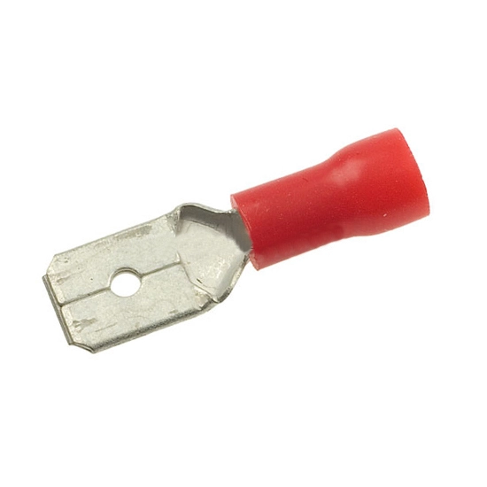 KONEKTOR IZOLOWANY 6,3 / 1,0 MĘSKI / 10 SZT