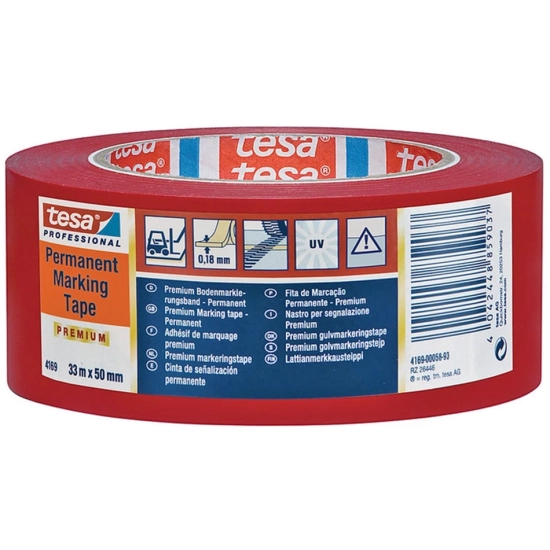 TAŚMA TESA OSTRZEGAWCZA 50 MM 33 MB