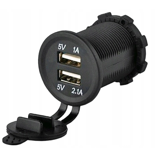 USB ŁADOWARKA 5V 3,1A BEZ DIODY LED