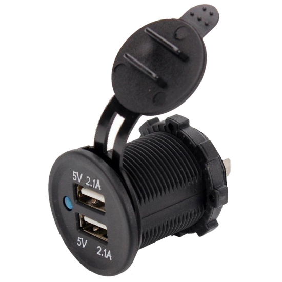 USB ŁADOWARKA 5V 4,2A DIODA
