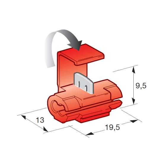 SZYBKOZLACZE SZYBKOZLACZKA KABEL 0,25-1,00 100 SZT