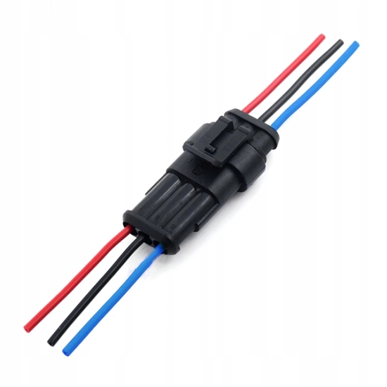 WIAZKA 3 PIN SUPERSEAL ZŁĄCZE HERMETYCZNE KABEL