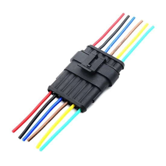 WIAZKA 6 PIN SUPERSEAL ZŁĄCZE HERMETYCZNE KABEL