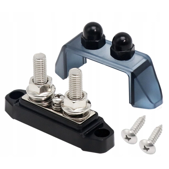 SŁUPEK DYSTRYBUCYJNY BUSBAR 2xM8 MASA MASOWY MINUS