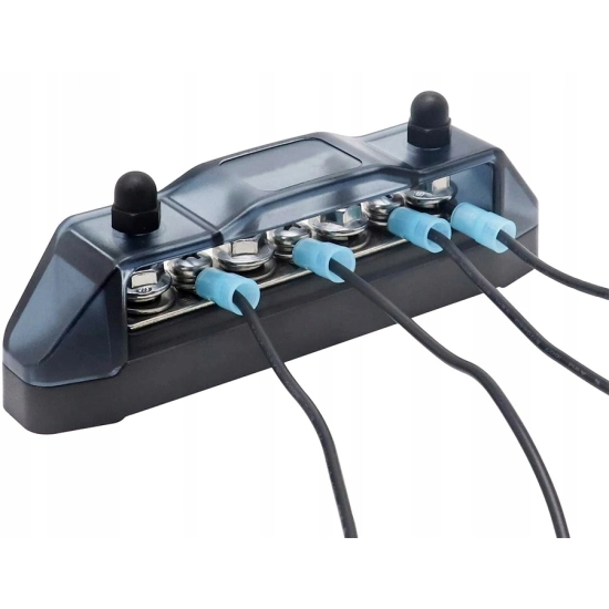 LISTWA BLOK MASY BUSBAR 150A SRUBY 4 x M6 3 x M4