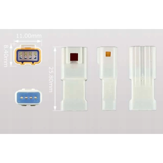 KOSTKA ZŁĄCZE HERMETYCZNE MINIATUROWE 4 PIN JWPF