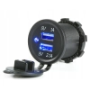 ŁADOWARKA 2x USB 3,1A 12V 24V GNIAZDO SAMOCHODOWE