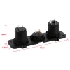 USB 4,2A+WOLTOMIERZ 6-30V+GNIAZDO ZAPALNICZKI BIA