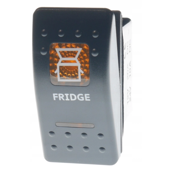CARLING PRZELACZNIK IP68 WLACZNIK LED 12-24V 20A POMARANCZOWY FRIDGE