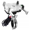 UCHWYT NA TELEFON ŁADOWARKA MOTOCYKLOWA USB 3.0 QC