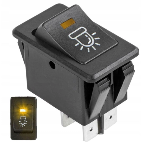 PRZEŁĄCZNIK 12V 35A WŁĄCZNIK KOGUT LAMPA STROBO PO