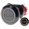 PRZYCISK WANDALOODPORNY 19mm START 12V 3A P