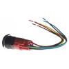 PRZYCISK WANDALOODPORNY 19mm FOTELE 12V 3A Z