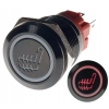 PRZYCISK WANDALOODPORNY 19mm FOTELE 12V 3A C