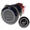PRZYCISK WANDALOODPORNY 19mm FOTELE 12V 3A B