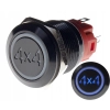 PRZYCISK WANDALOODPORNY 19mm 4 X 4 12V 3A N