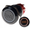 PRZYCISK WANDALOODPORNY 19mm ŚWIATŁA 12V 3A P