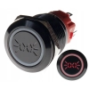 PRZYCISK WANDALOODPORNY 19mm ŚWIATŁA 12V 3A C