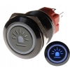 PRZYCISK WANDALOODPORNY 19mm KOGUT 12V 3A N