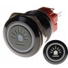 PRZYCISK WANDALOODPORNY 19mm KOGUT 12V 3A B
