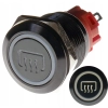 PRZYCISK WANDALOODPORNY 19mm GRZANIE SZYB 12V 3A B