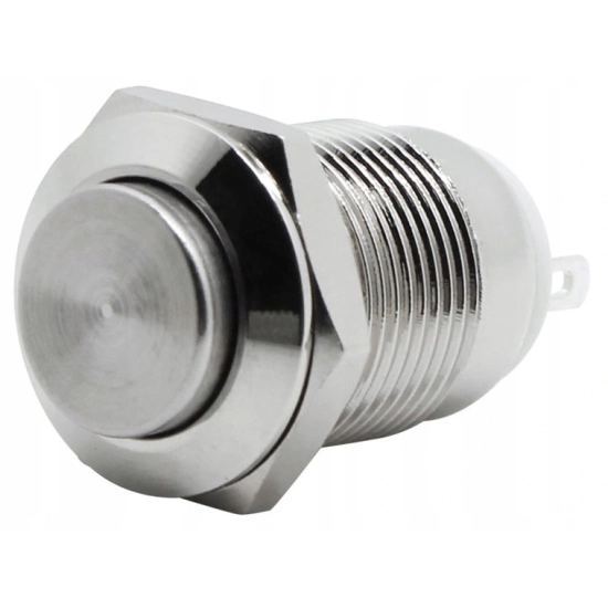 PRZYCISK WANDALOODPORNY 12mm BISTABILNY 2A/250V W