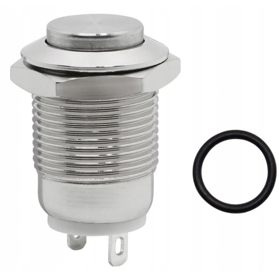 PRZYCISK WANDALOODPORNY 12mm BISTABILNY 2A/250V W