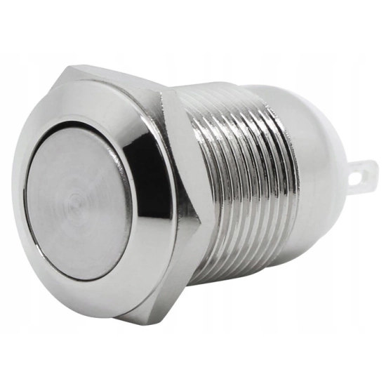 PRZYCISK WANDALOODPORNY 12mm BISTABILNY 2A/250V P