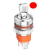 PRZEŁĄCZNIK WANDALOODPORNY 16mm ON-OFF LED 15A CZ