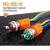 PRZEŁĄCZNIK WANDALOODPORNY 16mm ON-OFF LED 15A ZIE