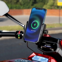 UCHWYT NA TELEFON ŁADOWARKA INDUKCYJNA USB C