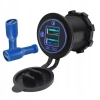 USB QC 3.0 QUICK ŁADOWARKA GNIAZDO NIEBIESKI