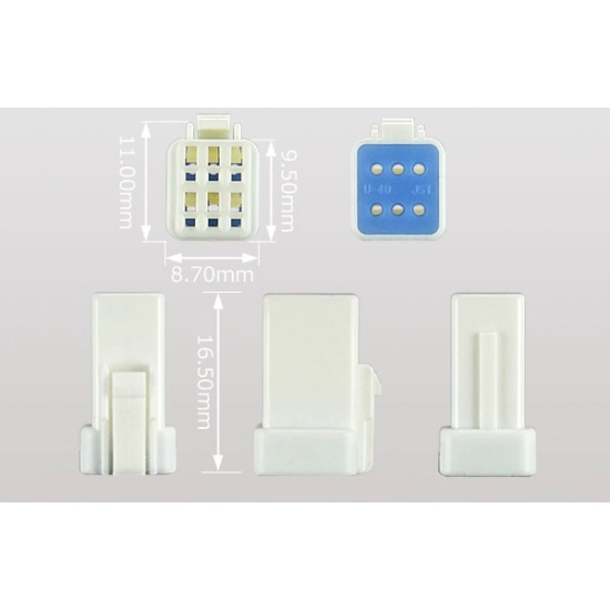 KOSTKA ZŁĄCZE HERMETYCZNE MINIATUROWE 6 PIN JWPF