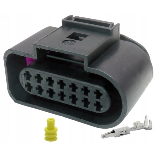 6X0973717 KOSTKA 14 PIN ZŁĄCZE WTYK GNIAZDO VW 1,5