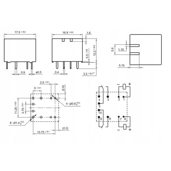 PRZEKAŹNIK SZYB ELEKTRYCZNYCH V23084 HFKD/012-2ZST