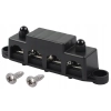 LISTWA BLOK MASY BUSBAR 250A SRUBY 4 x M8 ORAZ 3 x M4 MINUS