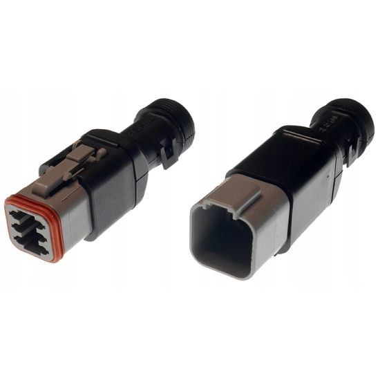 OSŁONY ZŁĄCZA KOSTKA ZATRZASKI OSŁONA DEUTSCH DT 6 PIN KPL