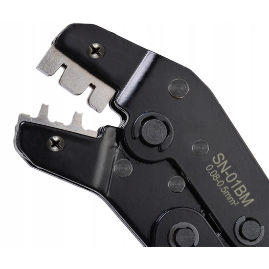 ZACISKARKA PRASKA KONEKTORÓW SAMOCHODOWYCH MOLEX JST AMP SN-01BM 0,08-0,5