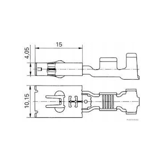 KONEKTOR PIN ZENSKI MERCEDES 8-12mm2 LSK 8 KOSTAL 1 SZTUKA