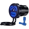 USB ŁADOWARKA 45 W PD TYP C QUICK CHARGE USB QC 3.0 WYŁĄCZNIK