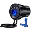 USB ŁADOWARKA 45 W PD TYP C QUICK CHARGE USB QC 3.0 WYŁĄCZNIK WOLTOMIERZ