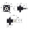 ZŁACZE BATERII 12V 120A SŁUPEK DYSTRYBUCYJNY BUSBAR M6 SOLAR FOTOWOLTAIKA