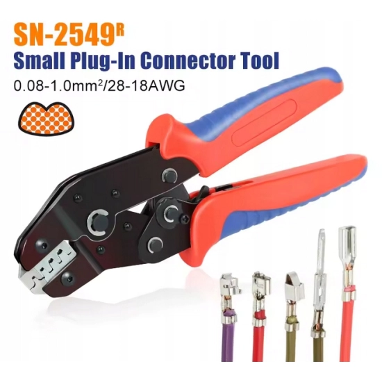 ZACISKARKA SN-2549R PRASKA PH2.0 DUPONT 2.54 XH2.54 SM2.54 KF2510 VH3.96