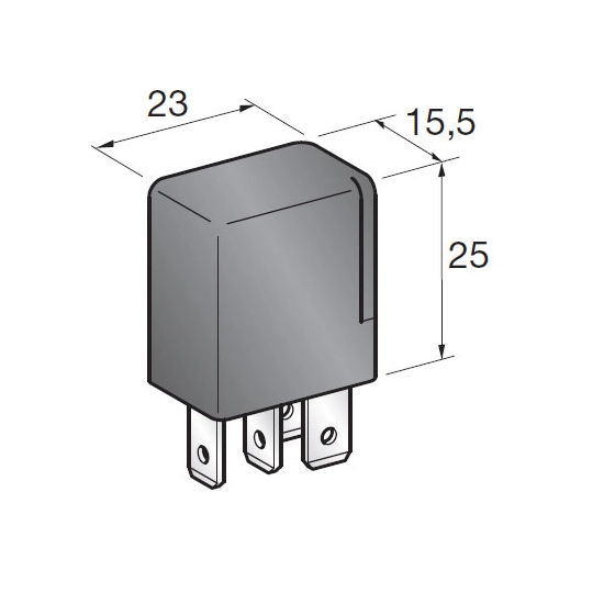 PRZEKAZNIK MIKRO ZWIERNY 12V 20A FIAT LANCIA ALFA