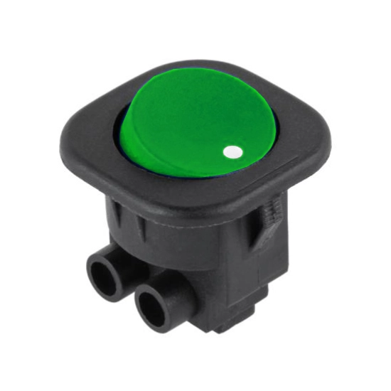 PRZELACZNIK WLACZNIK ON-OFF 6A 250VAC ZIELONY