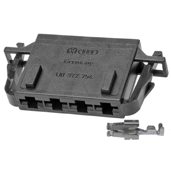 1J0972754 WTYK KOSTKA 4PIN VOLKSWAGEN SKODA AUDI
