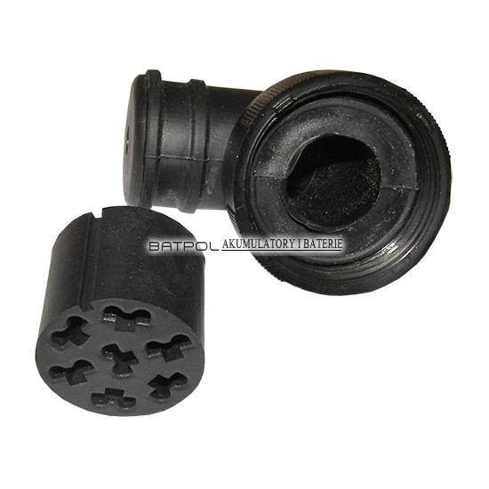 KOSTKA GNIAZDO WTYK 7 PIN EUROPOINT LAMPY LAMPA