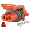 WTYK ZLACZE 2 PIN 0,35-1,0 mm2 METRI PACK 150 RED