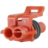 WTYK ZLACZE 2 PIN 0,35-1,0 mm2 METRI PACK 150 RED