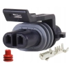 WTYK ZLACZE 2 PIN 0,35-1,0 mm2 METRI PACK 150 BLAC